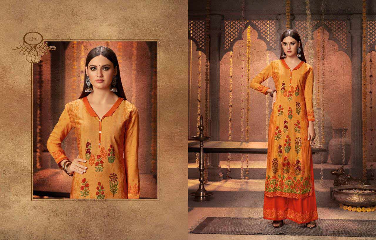 Chambor Vol-7 Kajree Rayon Palazzo Embroidery Kurti Chambor Vol-7 Kajree Rayon Palazzo Embroidery Kurti